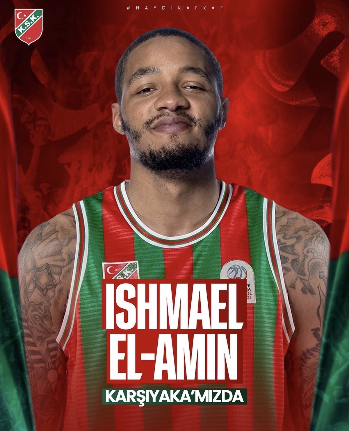 Karşıyaka, Ishmael El-Amin\'i Kadarına Kattı