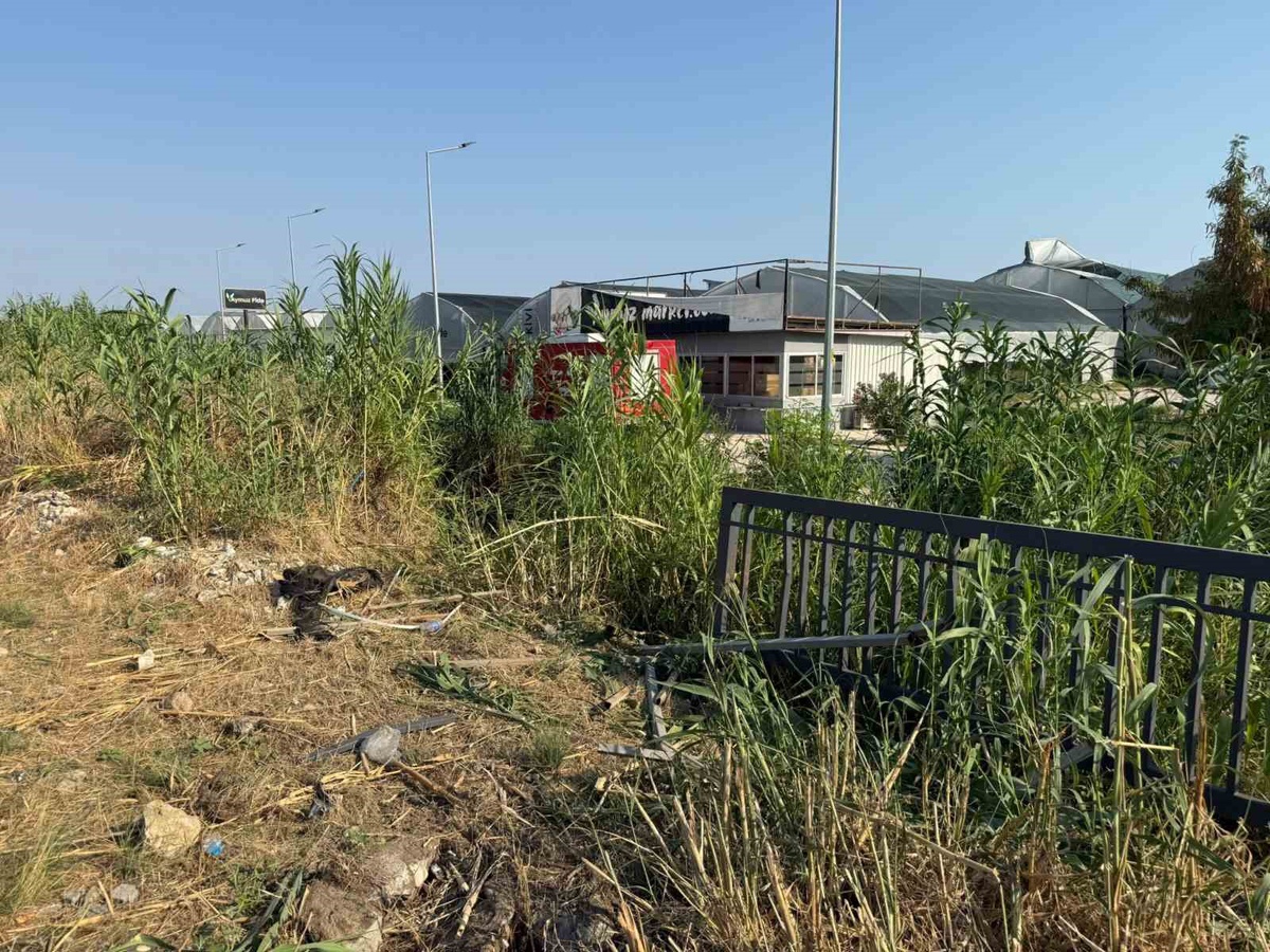 Manavgat\'ta Otomobil Dereye Uçtu, Sürücü Yaralandı