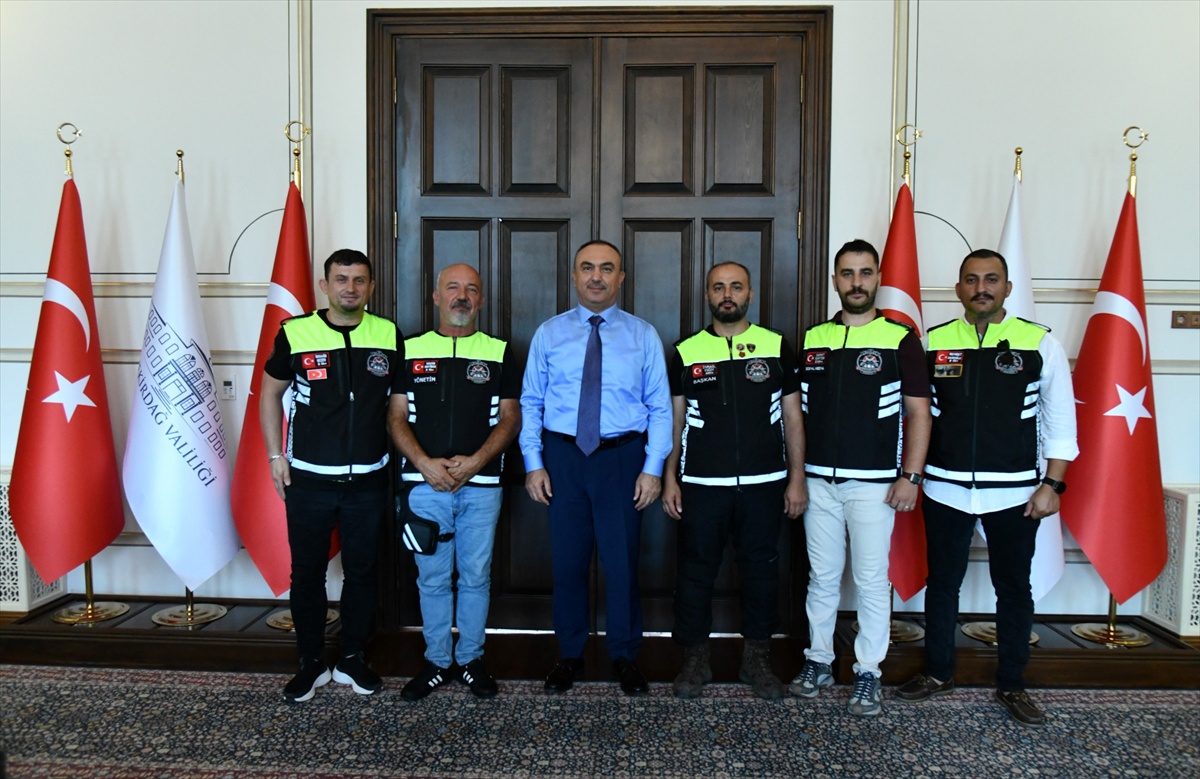Motosiklet Derneği\'nden Vali Soytürk\'e Ziyaret