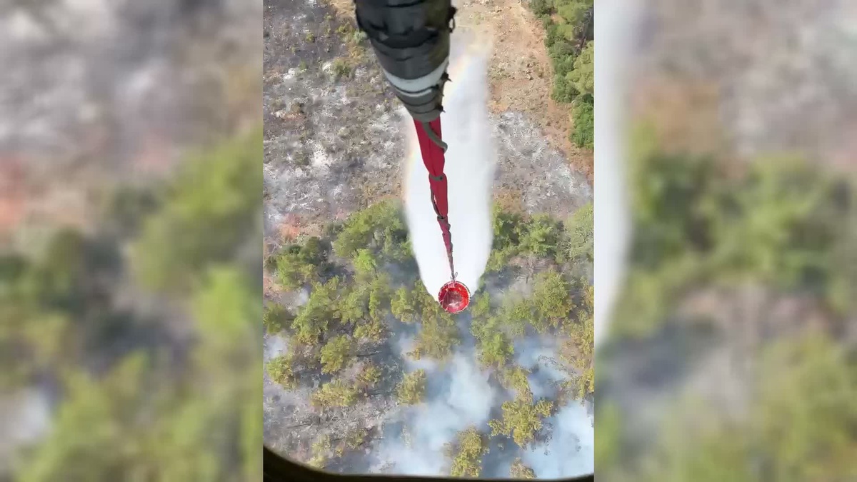 Muğla\'da Yangın Kontrol Altına Alınıyor