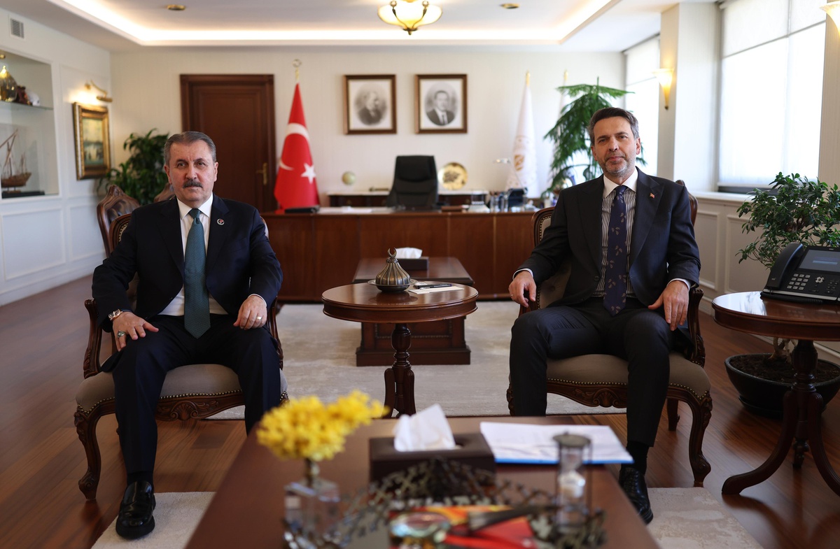 Mustafa Destici, Enerji ve Tabii Kaynaklar Bakanı Bayraktar’ı ziyaret etti