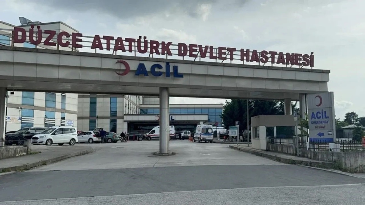 Düzce\'de Kamyona Çarpan Otomobilin Sürücüsü Yaralandı