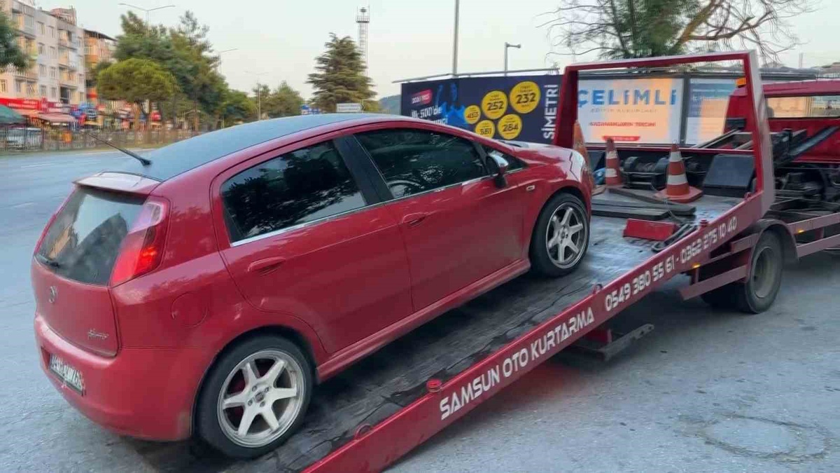 Samsun\'da Korsan Taksilere Ceza!