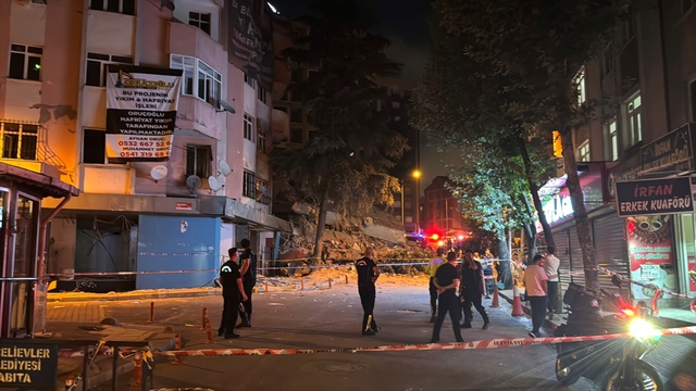 Bahçelievler'de 6 katlı bina çöktü