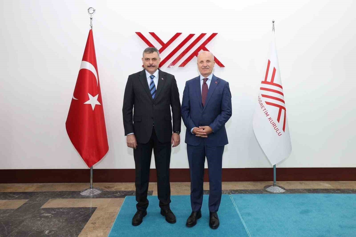 Bakan Çiftçi YÖK Başkanı Özvar\'ı Ziyaret Etti