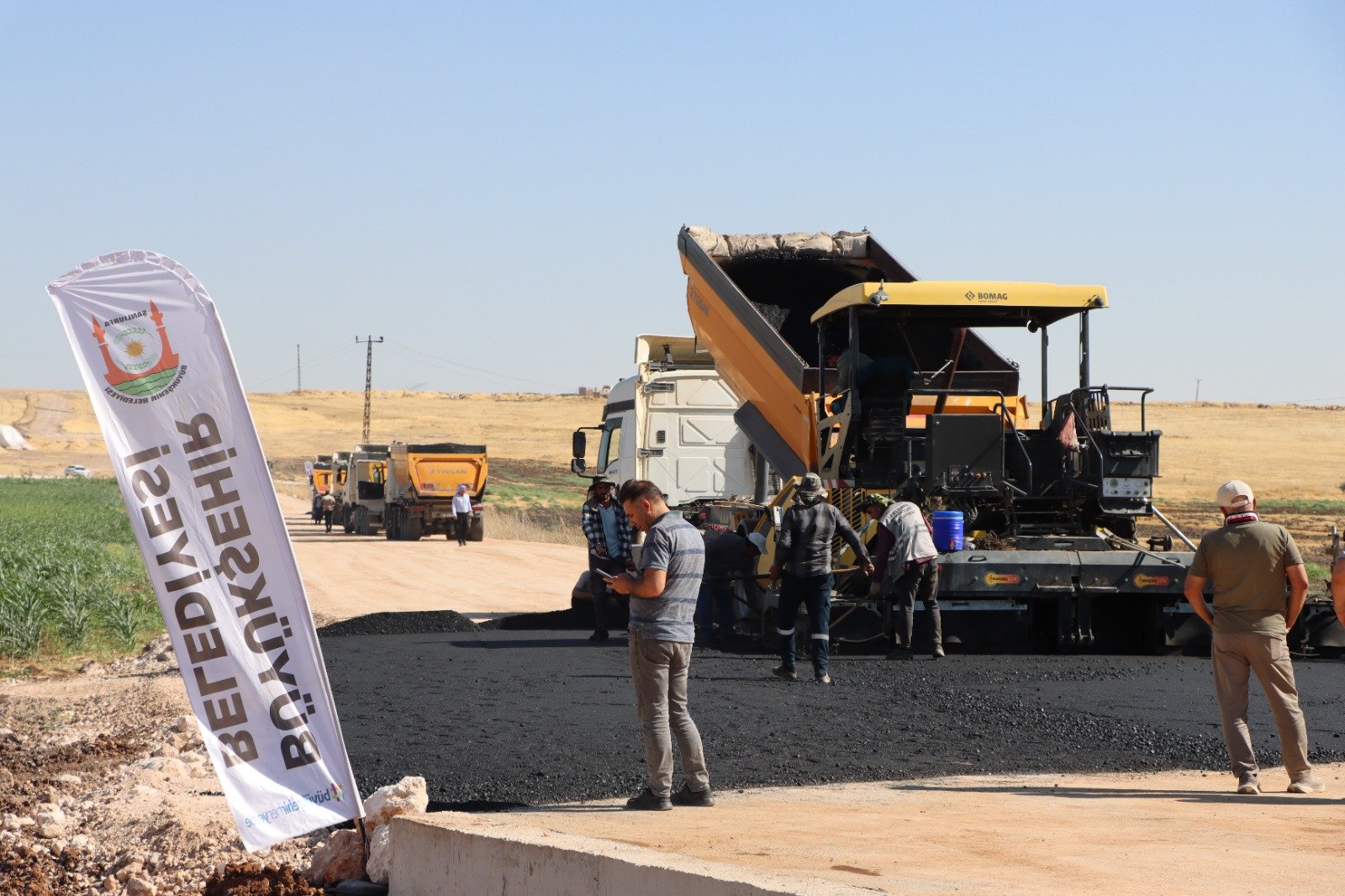 Hilvan'a Kırsal Ulaşım Yatırımları