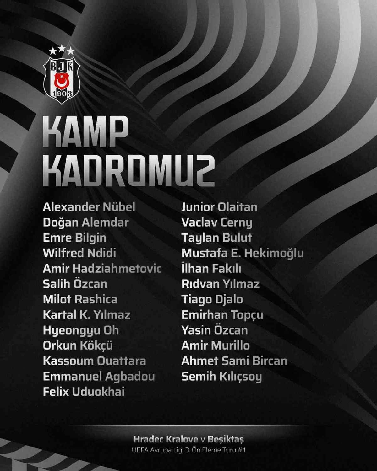 Beşiktaş Hradec Kralove Maçına Hazır
