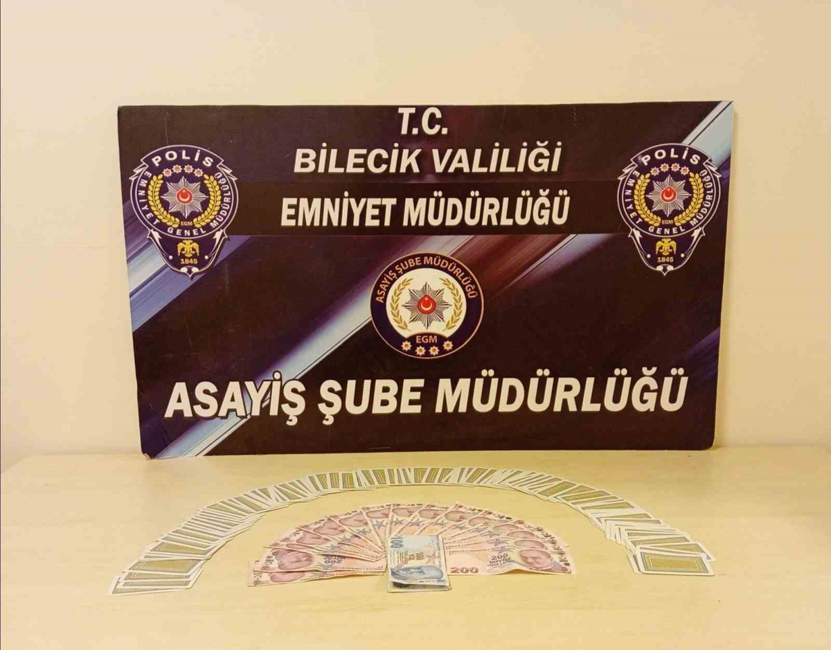 Bilecik\'te Kumar Denetimi: 7 Kişiye 95 Bin Lira Ceza