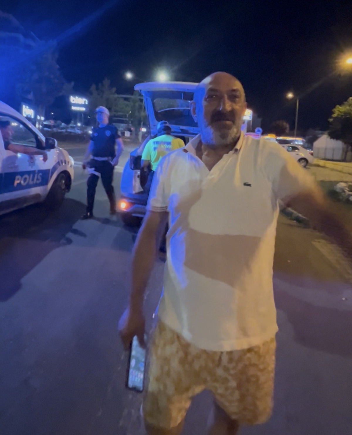 Alkollü Sürücüden Rahat Tavırlar