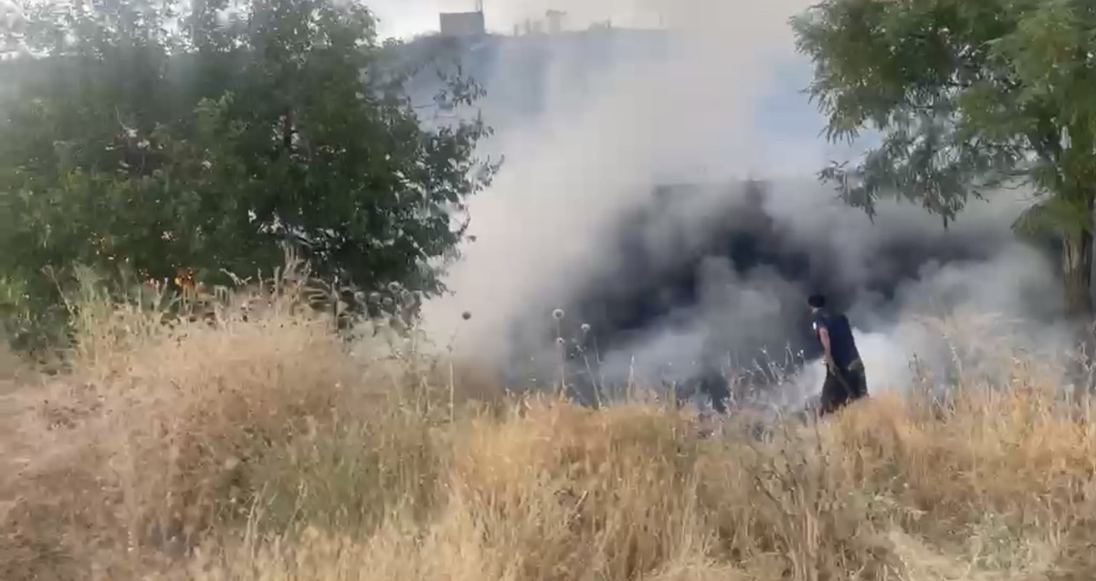 Elazığ\'da Mangal Yangını