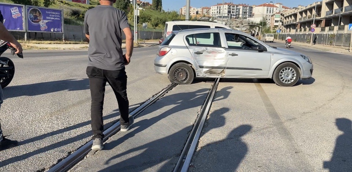 Eskişehir\'de Motosiklet Kazası