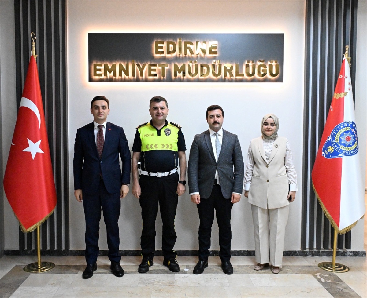 Kaymakamlardan Emniyet Müdürüne Ziyaret