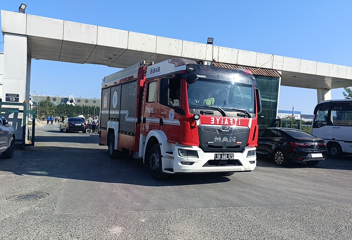 Çerkezköy\'deki Fabrikada Kimyasal Gaz Sızıntısı