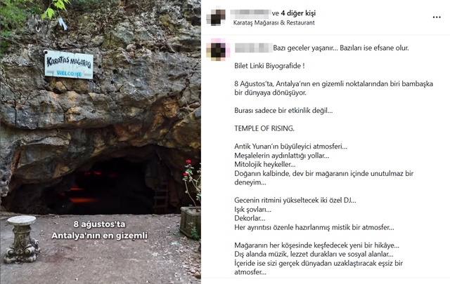 Tekno partilerle gündeme gelen Karataş Mağarası'nın koruma grubu yeniden belirleniyor