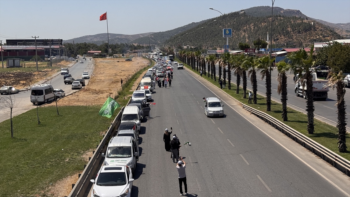 Filistin Konvoyu Kahramanmaraş’ta Karşılandı