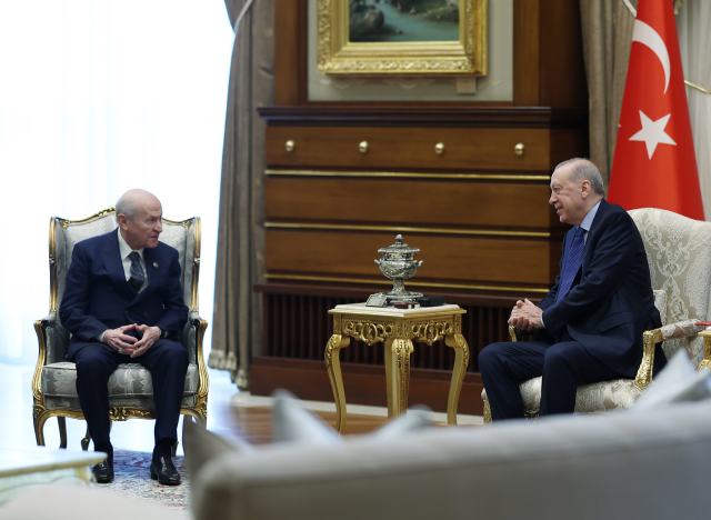Cumhurbaşkanı Erdoğan, Bahçeli ile görüştü! Masada tek konu vardı