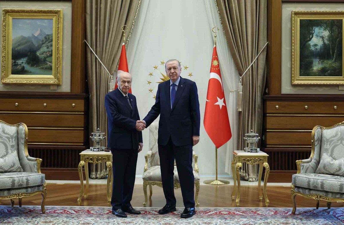 Erdoğan-Bahçeli Görüşmesi 45 Dakika Sürdü