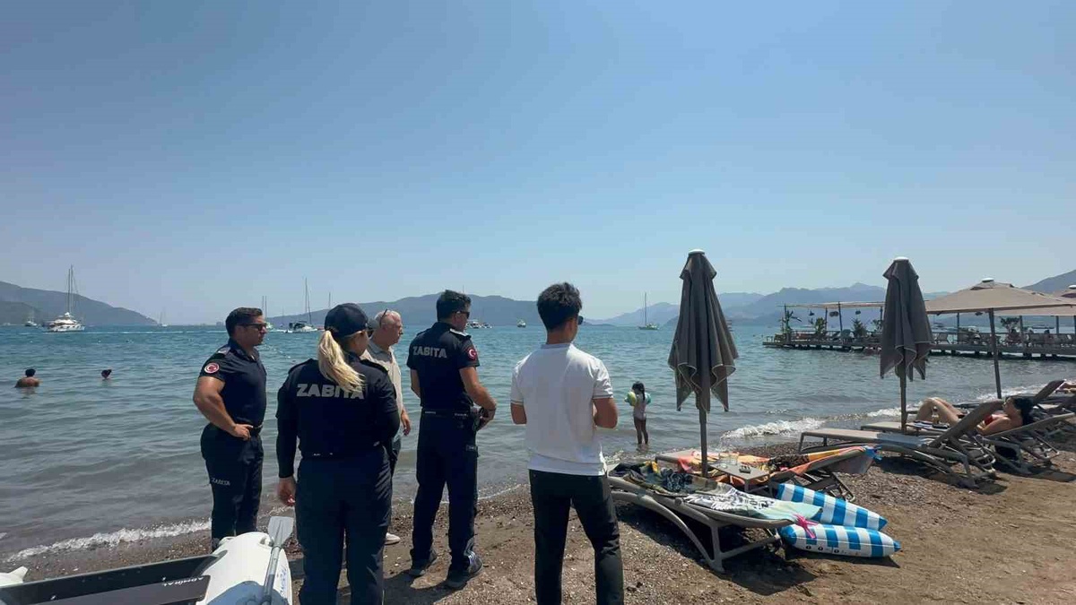 Marmaris’te sahillere sıkı denetim