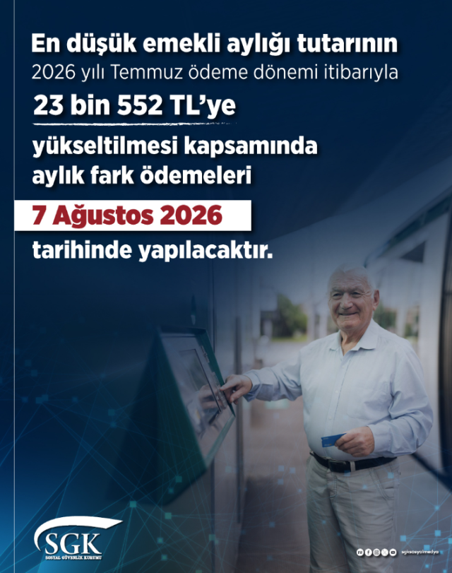 Milyonlarca emekliye müjde! Maaş farkları bu gece hesaplarda