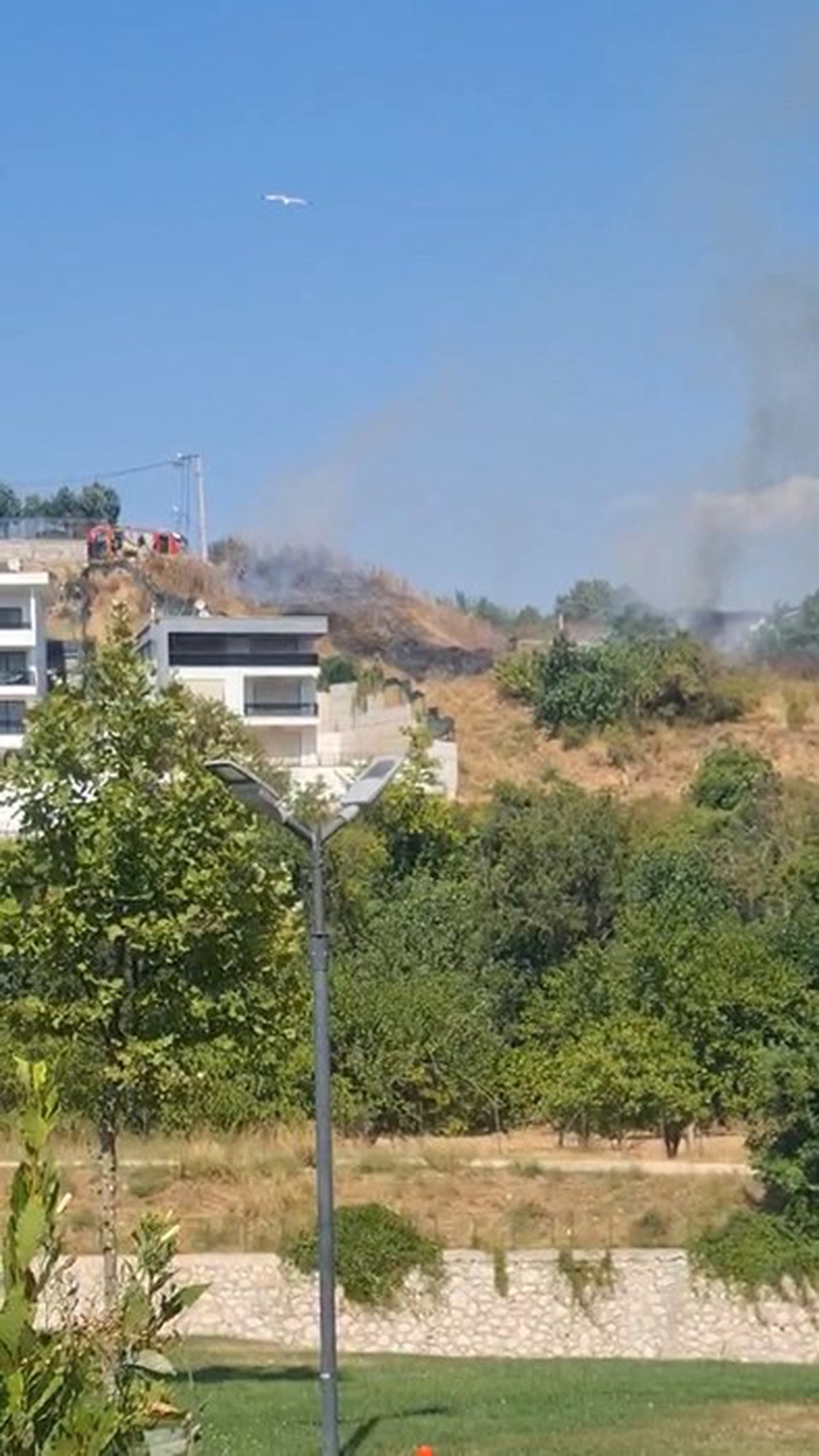 Nilüfer\'de Yangın Hızla Kontrol Altına Alındı