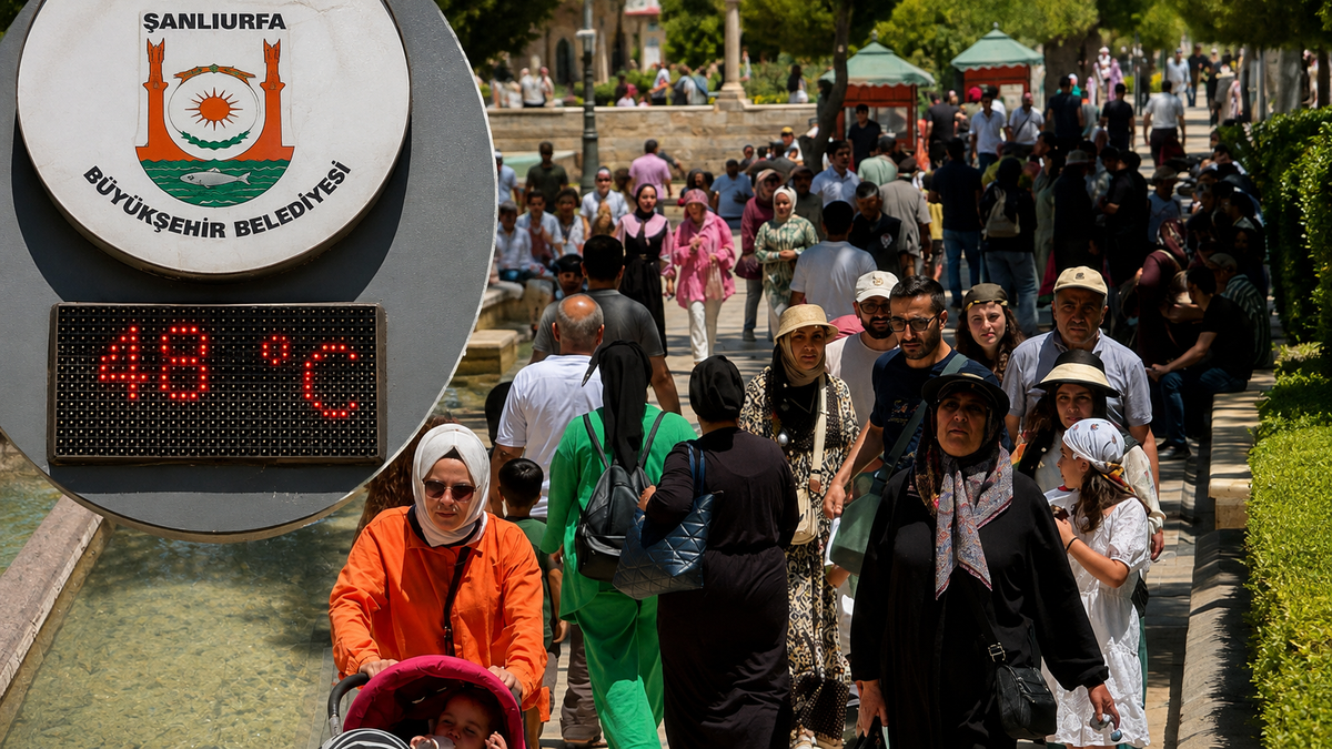 Şanlıurfa\'da 48 derece sıcaklık hayatı olumsuz etkiledi