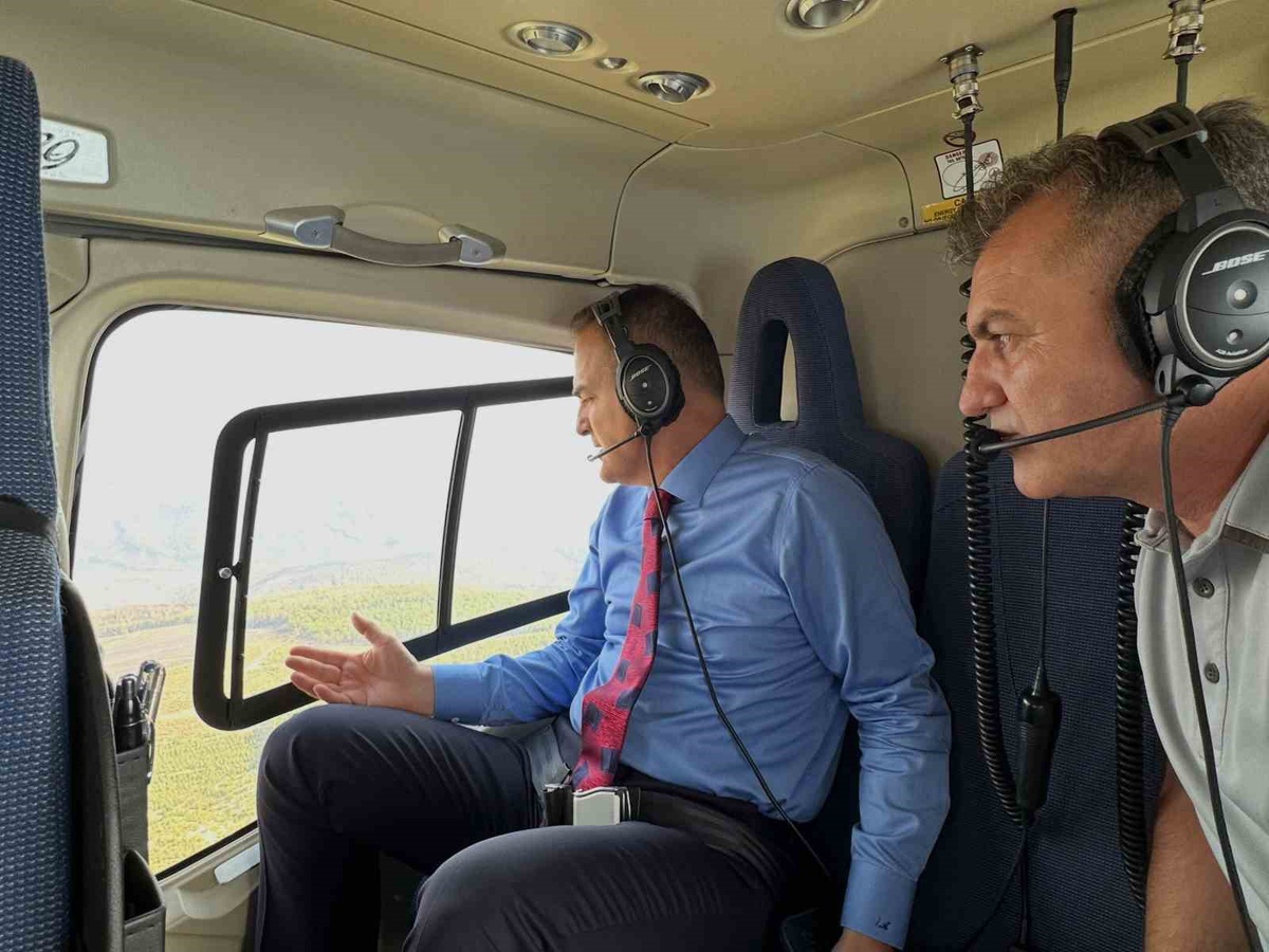 Vali Akbıyık Yangın Bölgelerinde İnceleme Yaptı