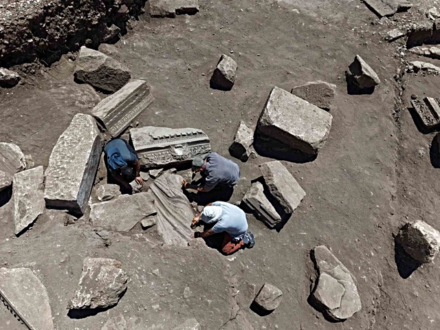 Antik kentte tarihi kazı: Tam bin 800 yıllık şifa sembolü gün yüzüne çıkarıldı