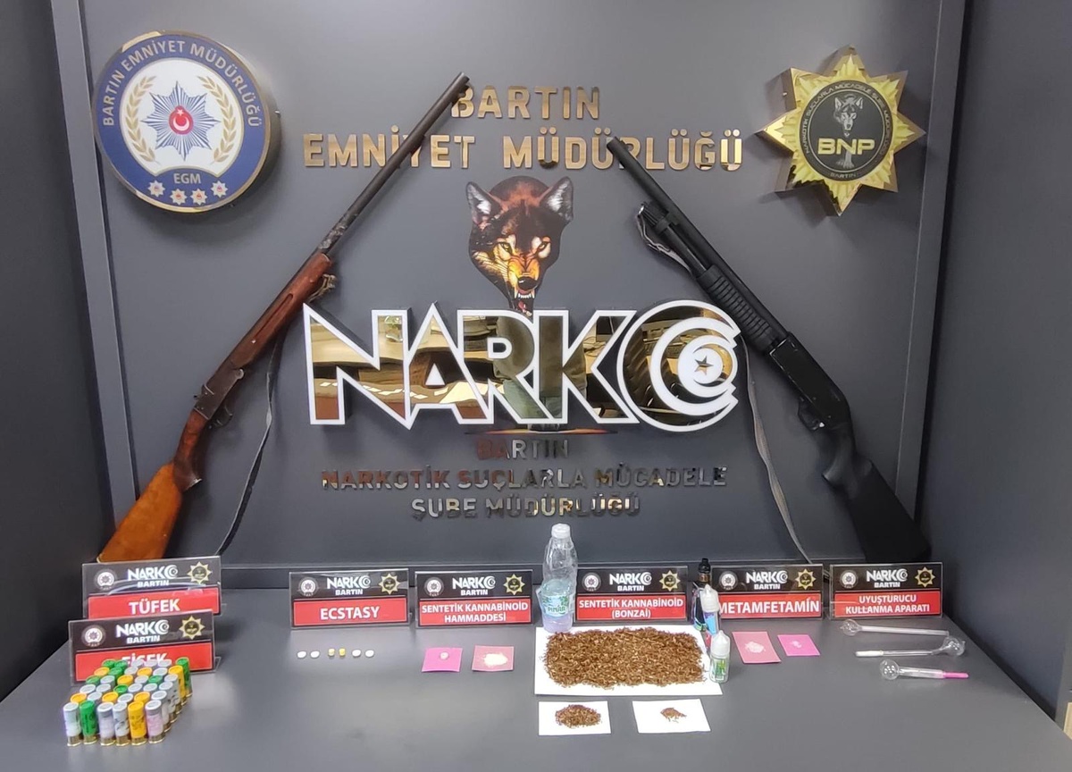 Bartın\'da uyuşturucu operasyonu: 5 gözaltı