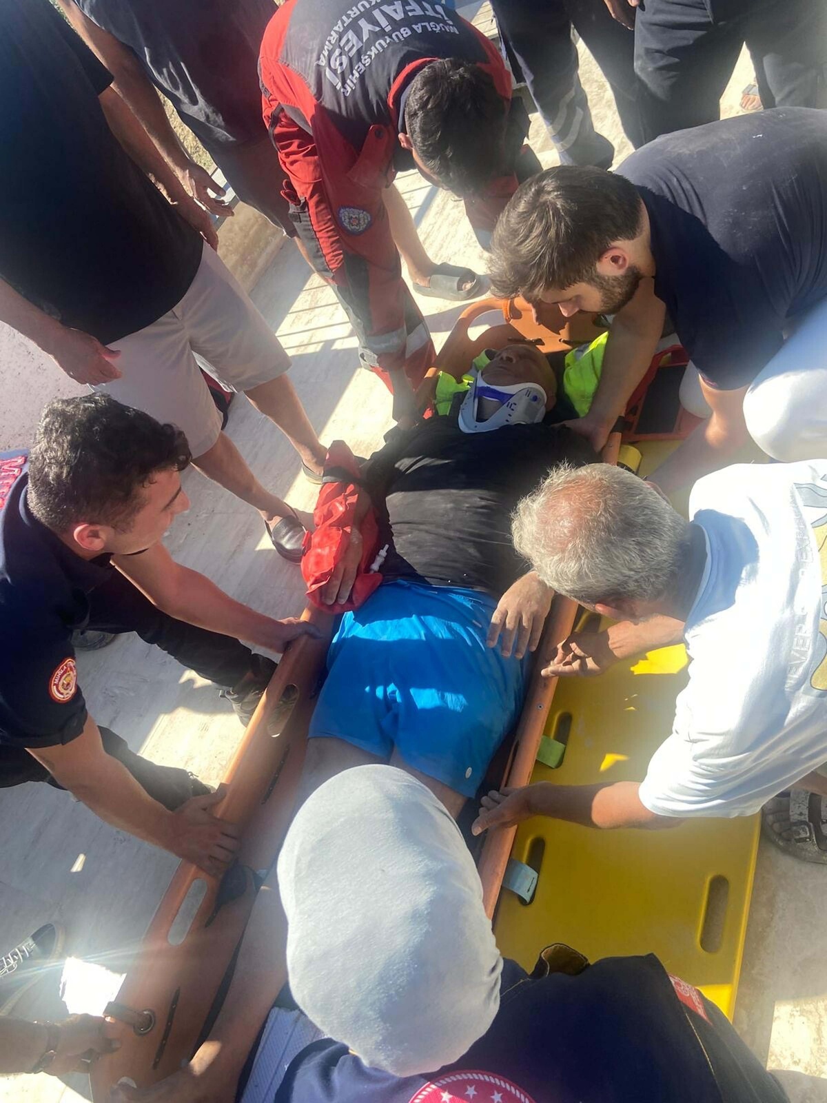 Bodrum\'da Havuzda Mahsur Kalan Kişi Kurtarıldı