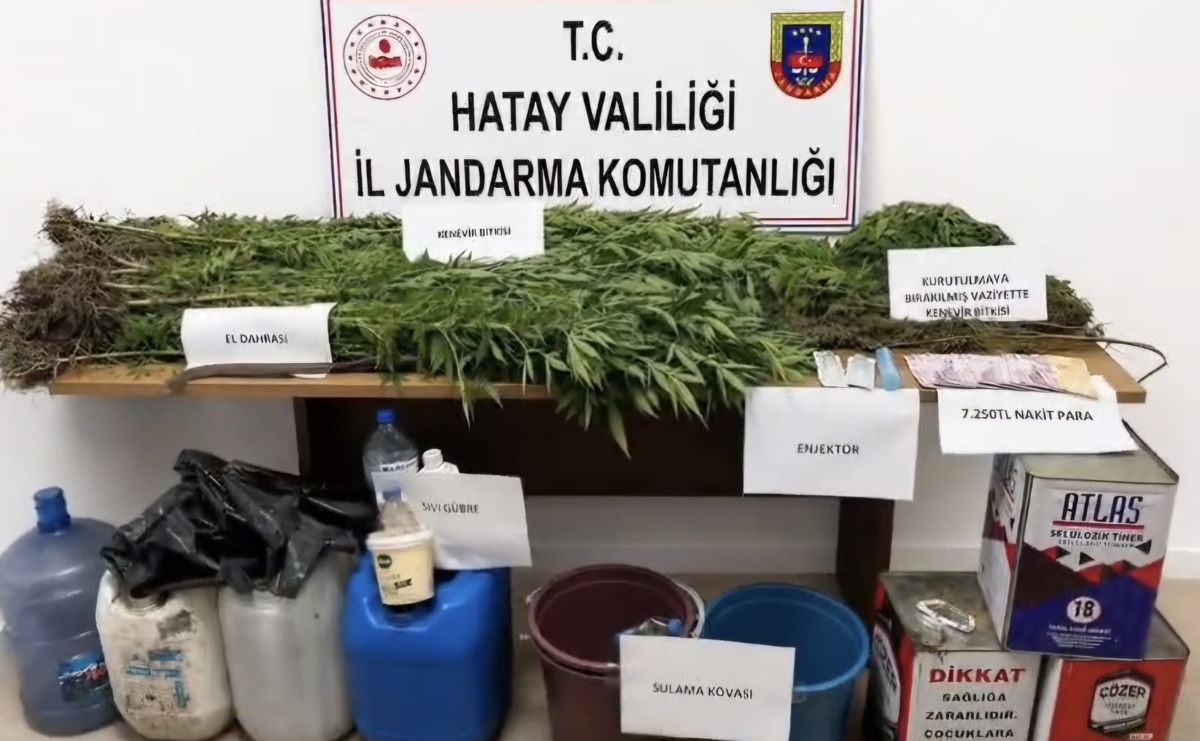 Hatay\'da Uyuşturucu Operasyonu