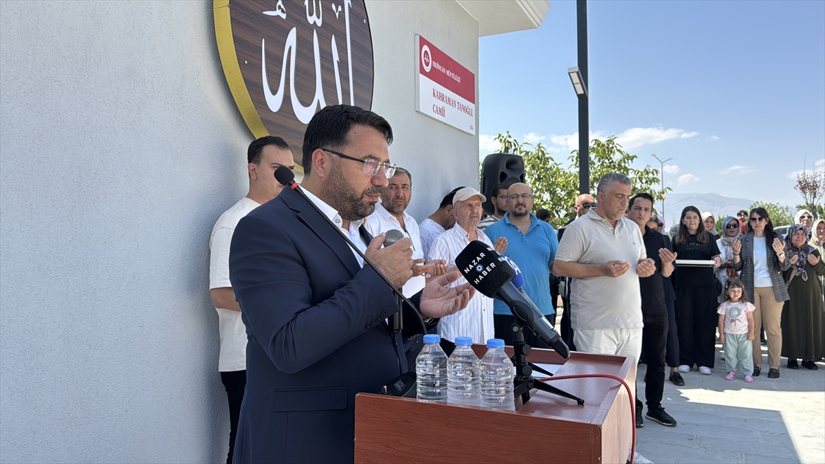 Tanoğlu Anısına Yeni Cami Açıldı