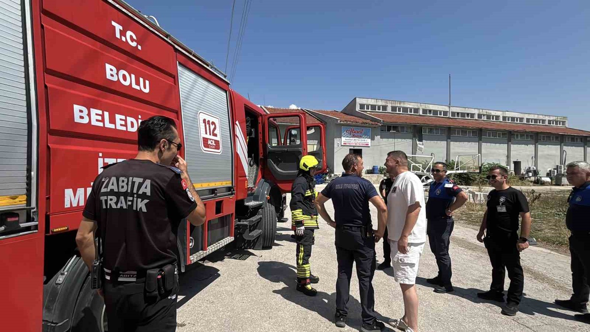 Bolu\'da Mantar Tesisinde Yanlış Alarm