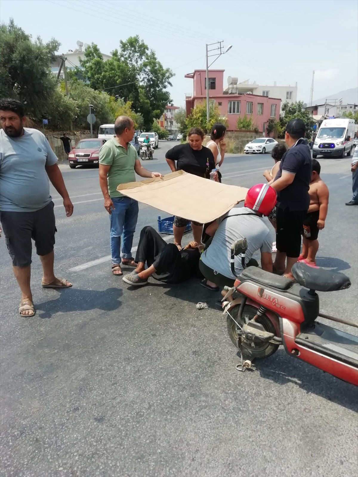 Bozyazı\'da Elektrikli Bisiklet Kazası
