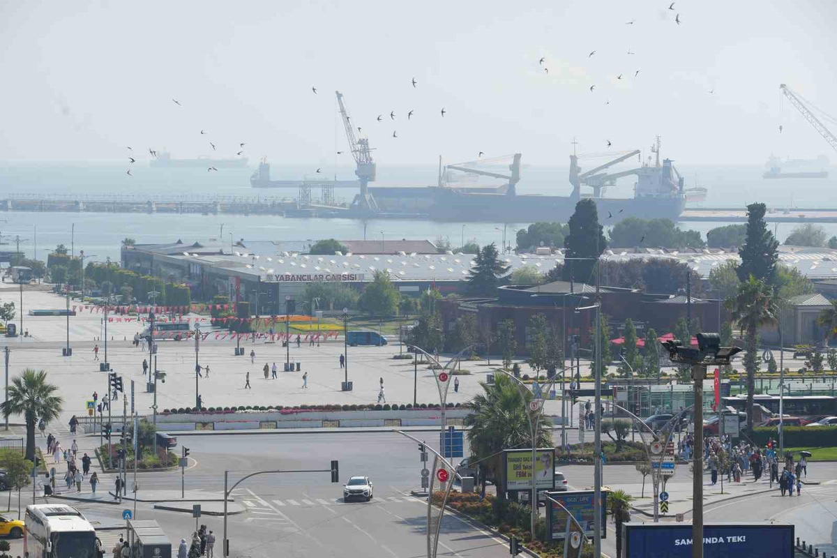 Samsun\'da Puslu Hava