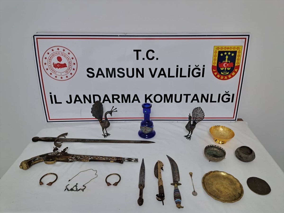 Samsun\'da Tarihi Eser Operasyonu