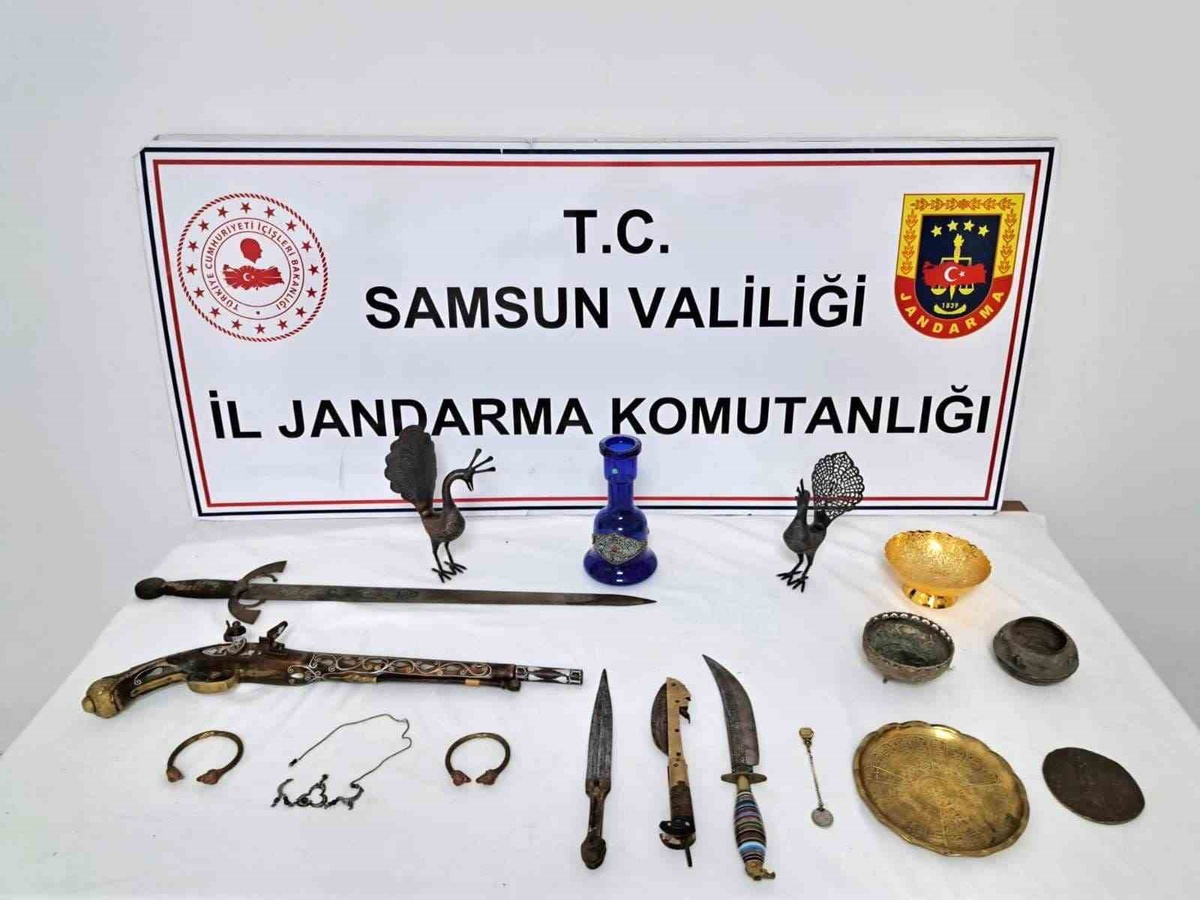 Samsun\'da Tarihi Eser Operasyonu