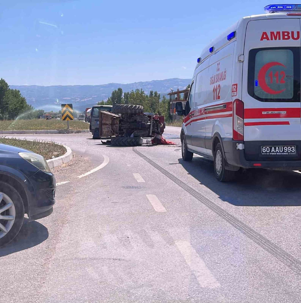 Niksar\'da Trafik Kazası: 5 Yaralı