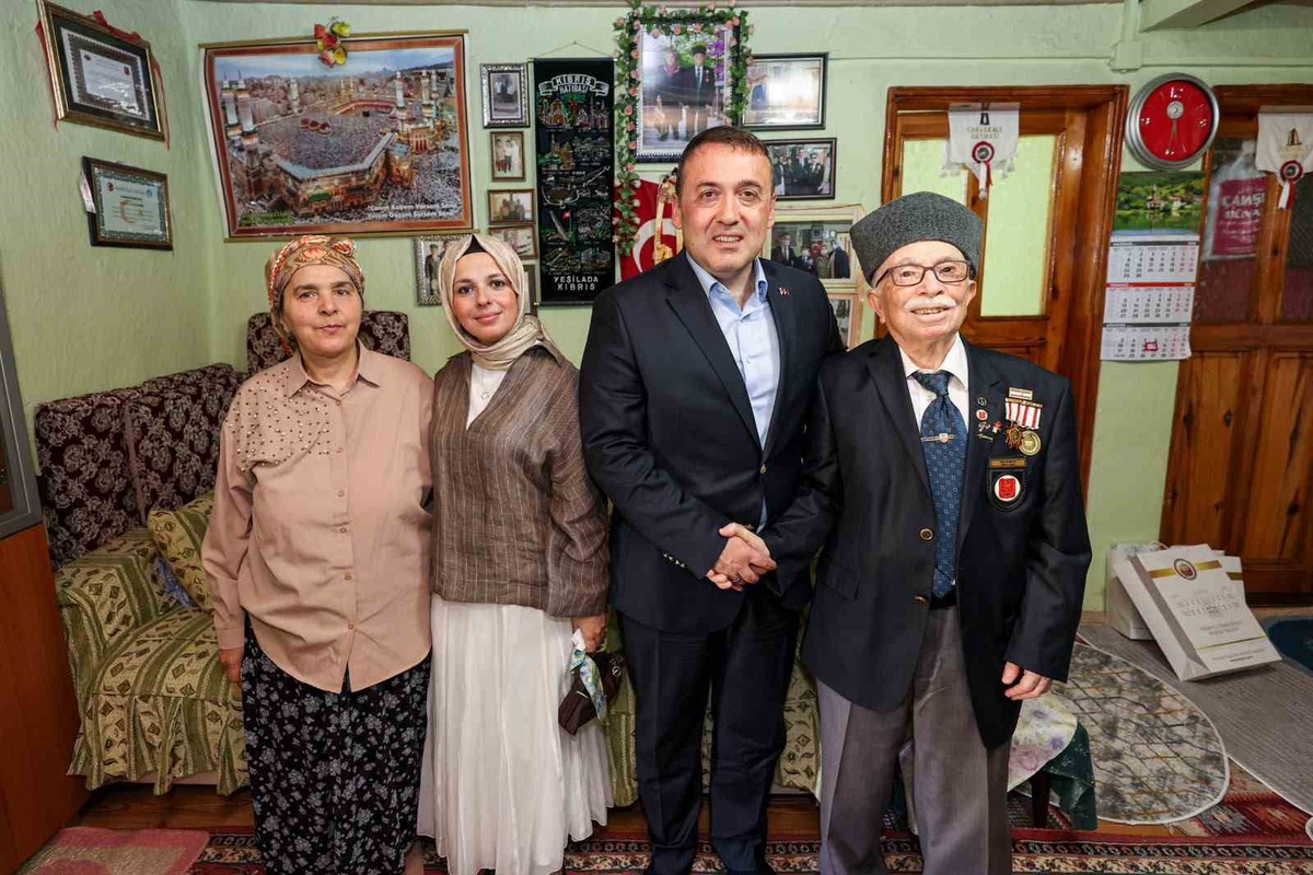 Bilecik Valisi\'nden Kıbrıs Gazilerine Ziyaret