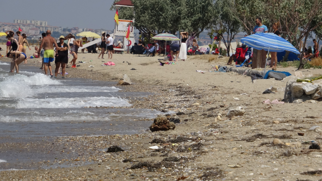 Denize giren vatandaş savaştan kalma askeri mühimmat buldu