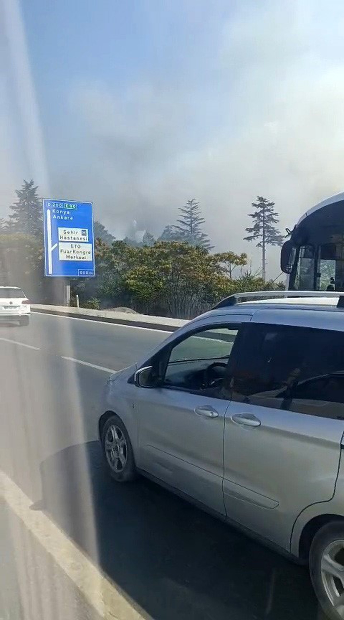 Eskişehir\'de Otluk Alanda Yangın!