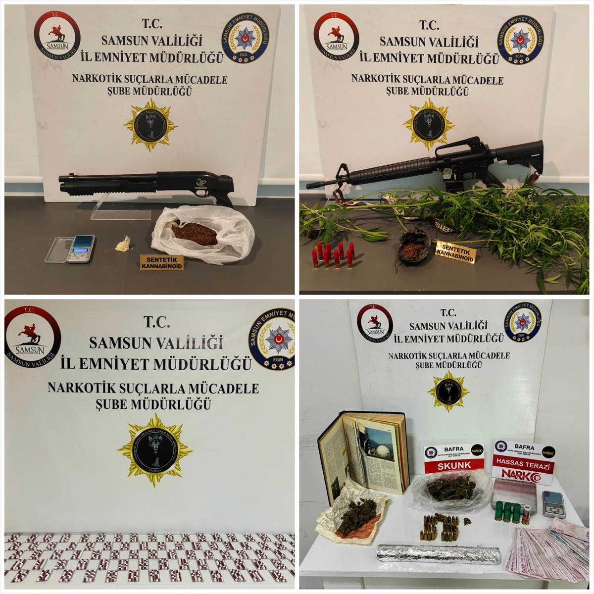 Samsun\'da narkokök operasyon: 7 tutuklama