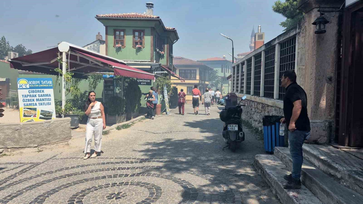 Odunpazarı\'nda Yangın Panik Yarattı
