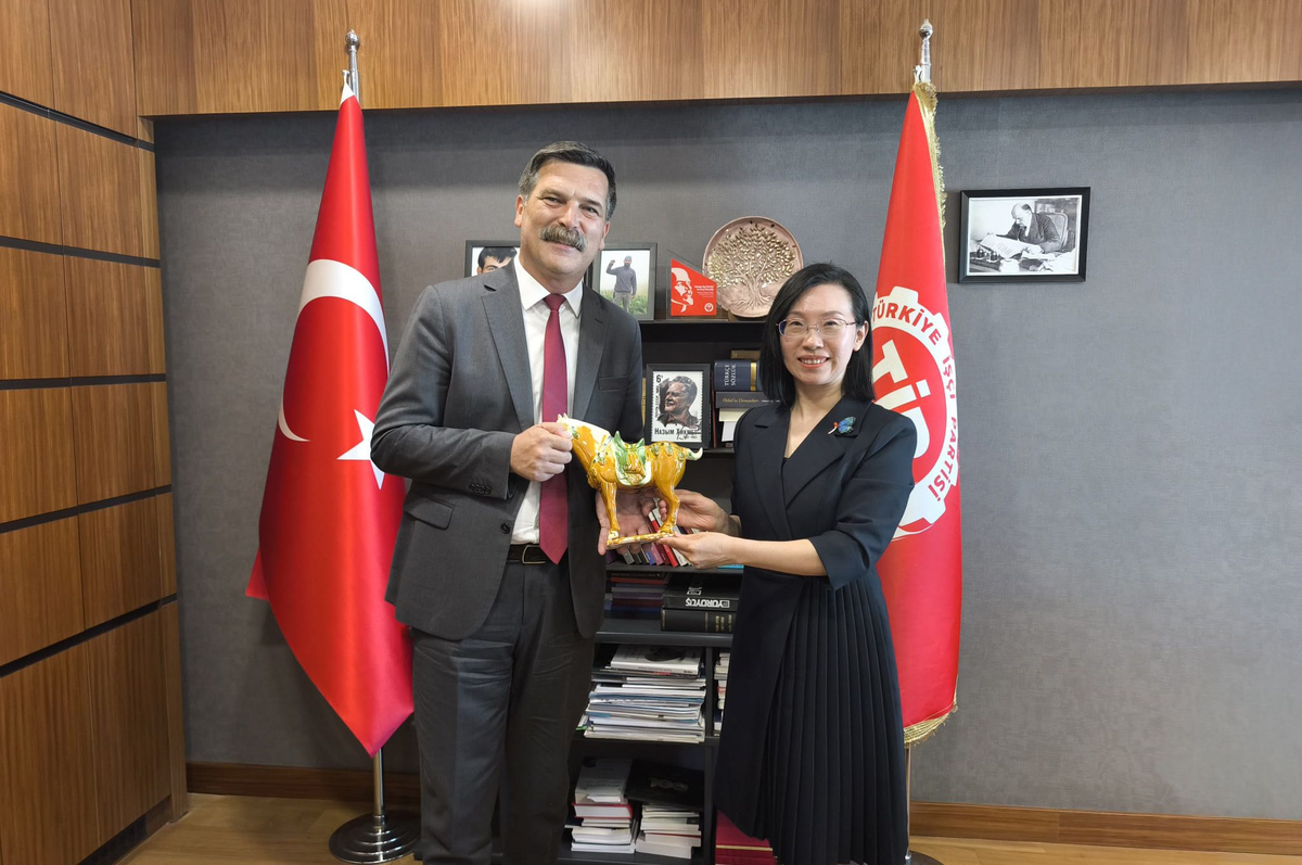 Erkan Baş, Yamin Guo ile Görüştü