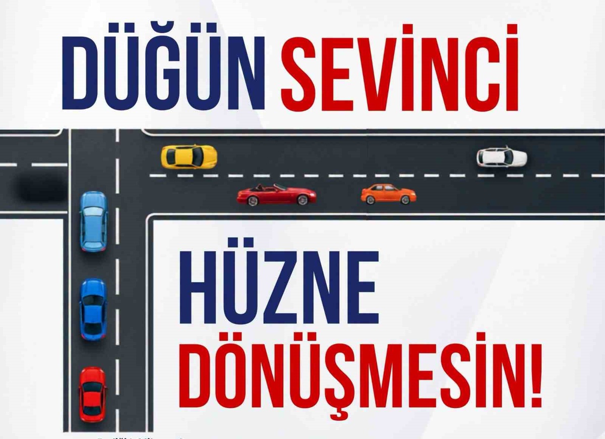 Düğün Konvoylarına Trafik Uyarısı