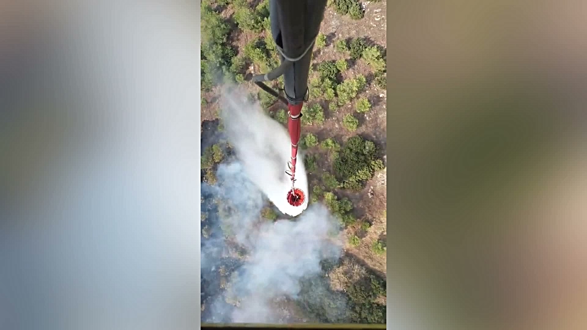 Manisa\'da Yangın Ormana Sıçradı