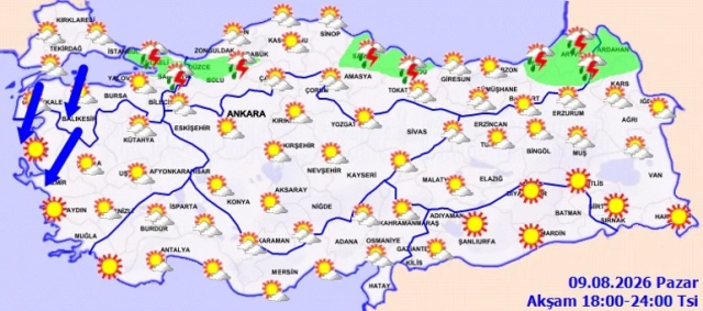 Meteoroloji’den sarı kodlu uyarı! 5 il için alarm verildi: İstanbul’da pazar günü hava nasıl olacak?