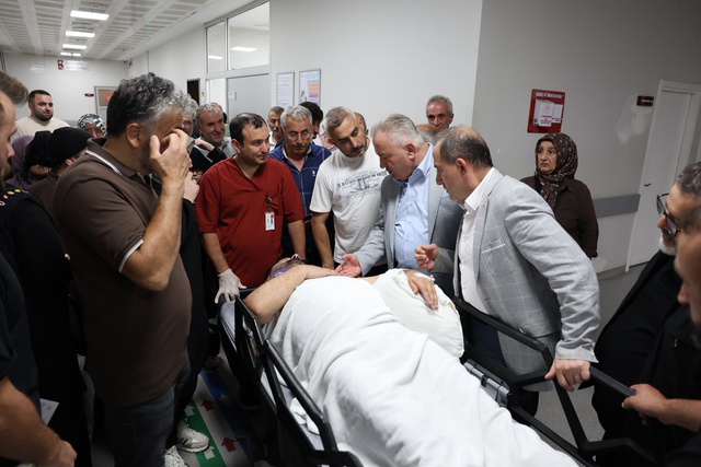 Arı kovanı bakımı yapan belediye başkanı iskeleden düşüp yaralandı