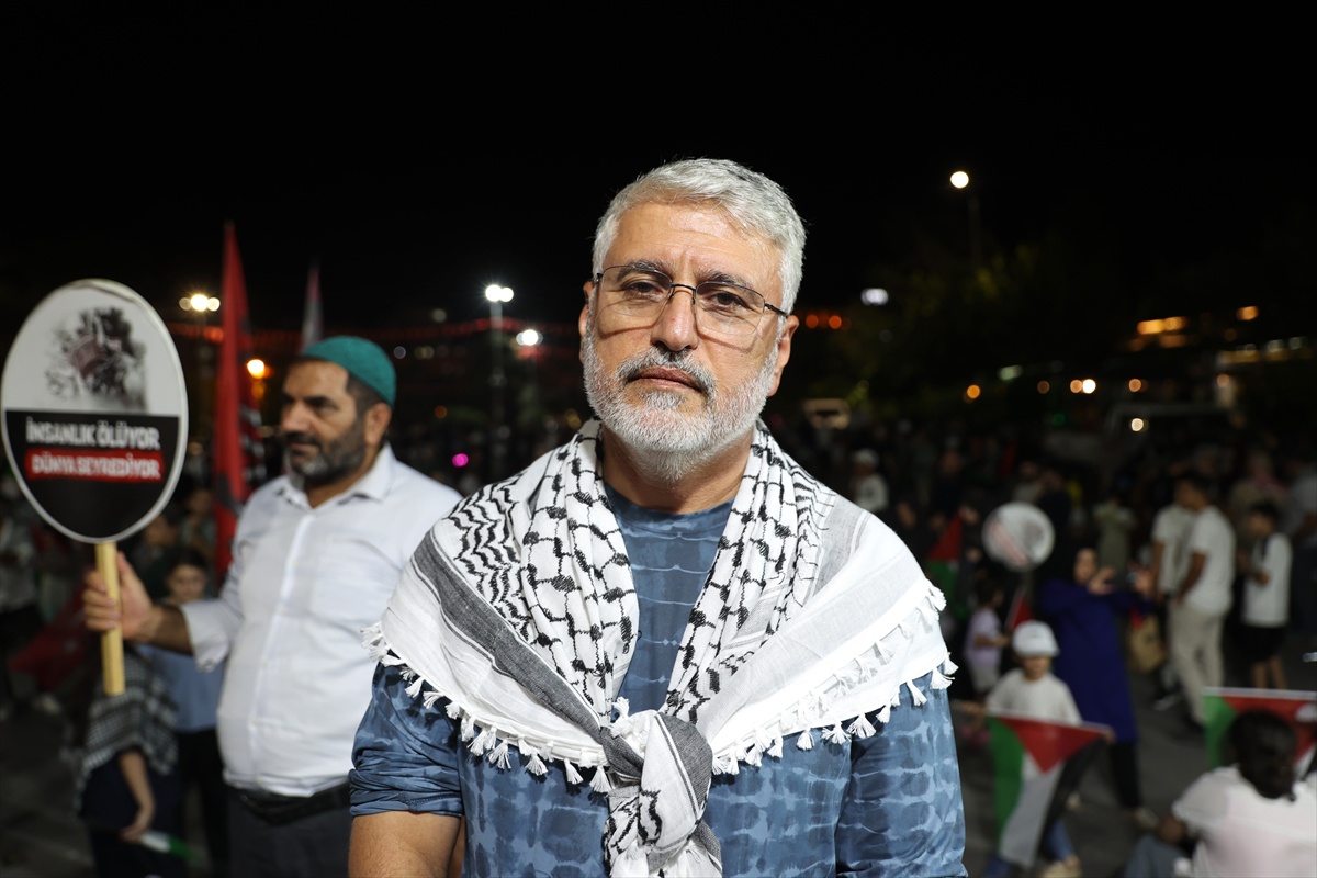 Filistin Konvoyu Mardin\'de Miting Yaptı