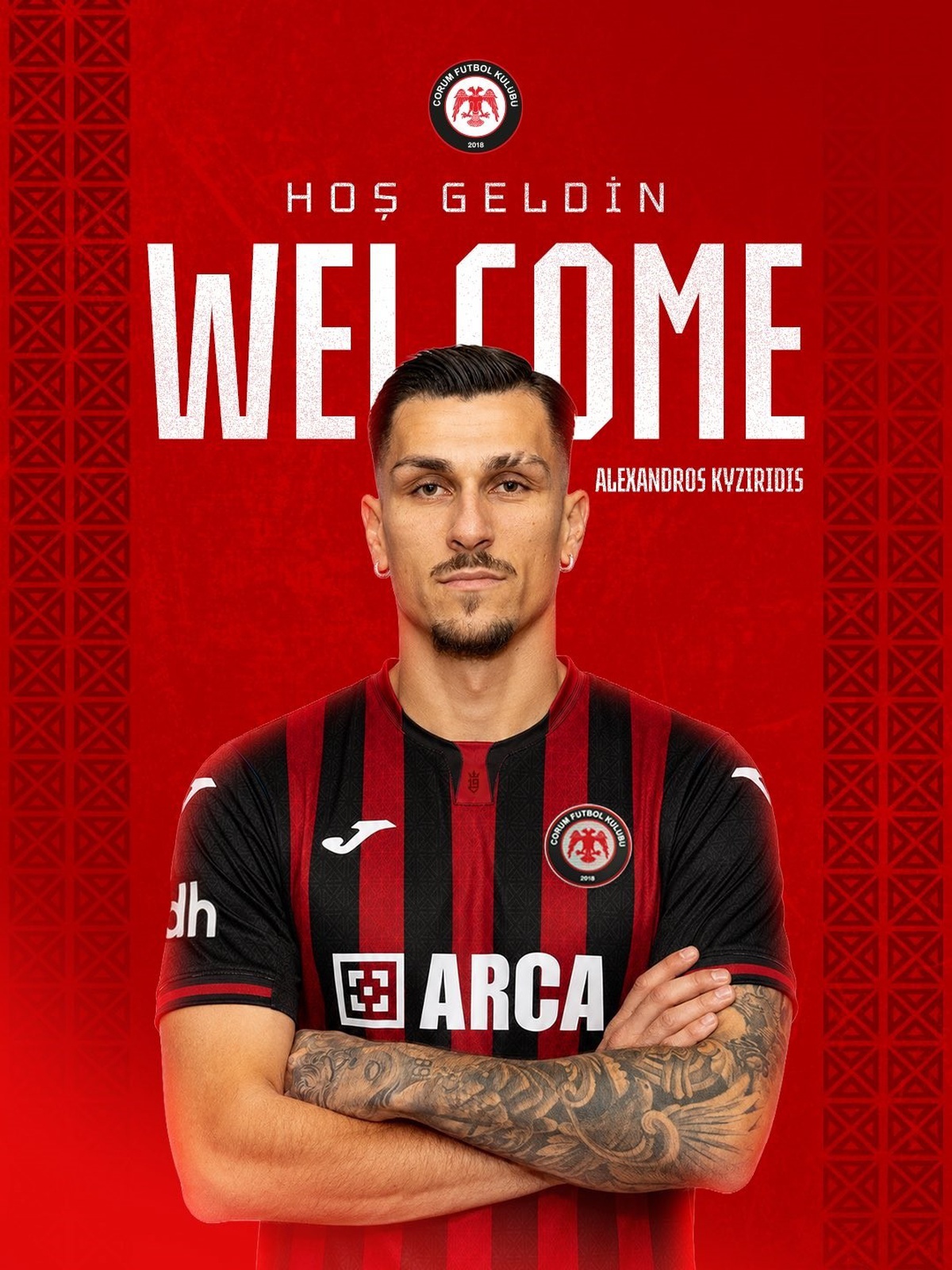 Çorum FK, Alexandros Kyziridis\'i Transfer Etti