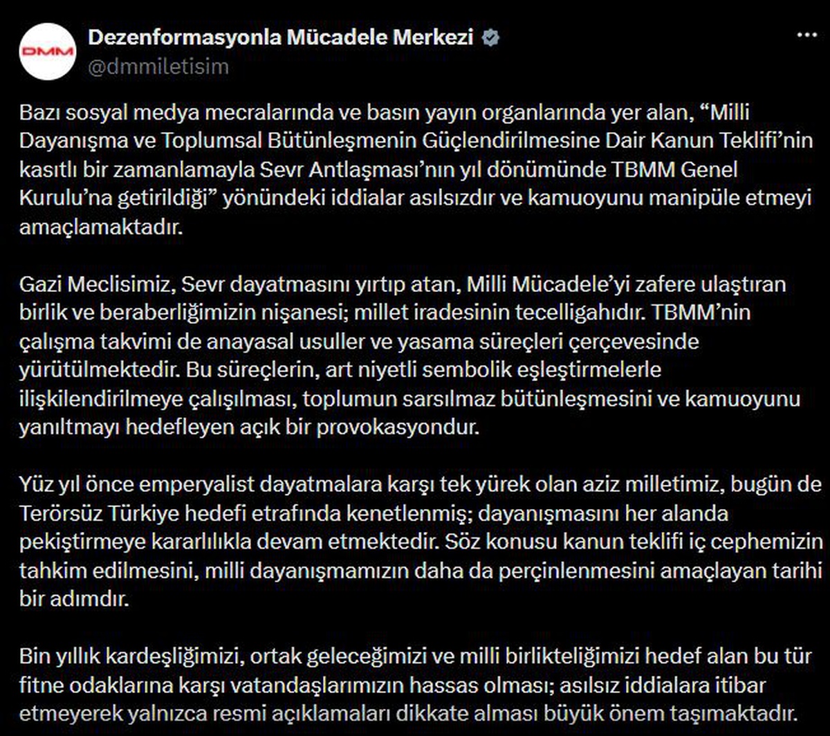DMM\'den Asılsız İddialara Yanıt